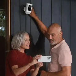 Ring Spotlight Cam Pro Wired Security Camera, White (B09DRK9ZJ8)