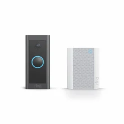 Ring WiFi Smart Video Doorbell & Chime, Black (B09NLDYGHQ)