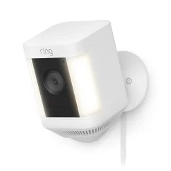 Ring Spotlight Cam Plus Outdoor Wireless Security Camera, White (B09J1TB7TB)