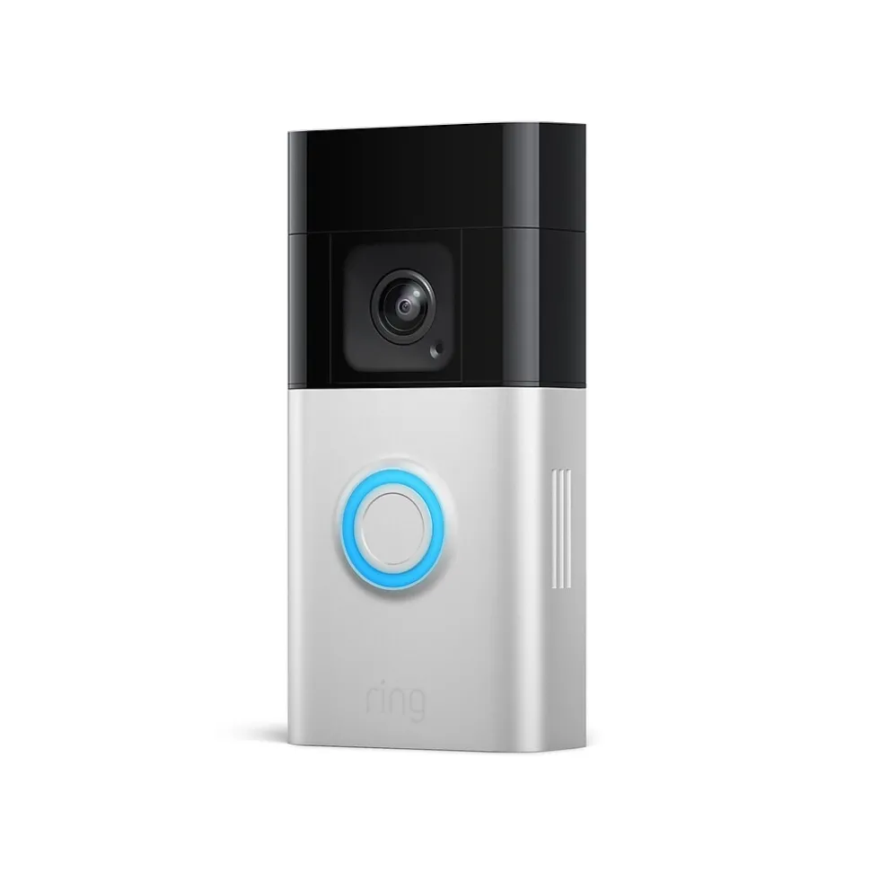 Ring WiFi Wireless Battery Doorbell Pro, Satin Nickel (B0B2BY4ZG7)