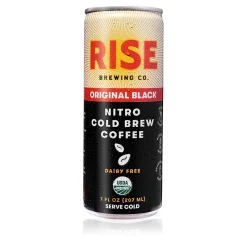RISE Brewing Co. Original Black Nitro Cold Brew Coffee, 7 oz., 12/Carton (FG-SS-001-007-012)