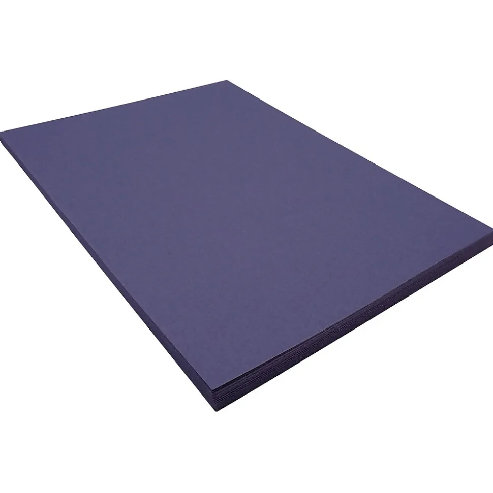 Riverside 3D 9" x 12" Construction Paper, Dark Blue, 50 Sheets (P103601)