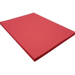 Riverside 3D 9" x 12" Construction Paper, Red, 50 Sheets (P103590)