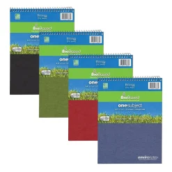 Roaring Spring Paper Products BioBased 1-Subject Professional Notebooks, 11.5" x 8.5", College Ruled, 70 Sheets, Each (13363)