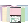 Roaring Spring Paper Products Legal Pads, Recycled Paper in Assorted Colors, 8.5" x 11.75", 50 Sheets/Pad, 6 Pads/Pack (74221)