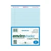 Roaring Spring Paper Products 8.5" x 11.75" Legal Pads, Recycled Blue Paper, 50 Sheets/Pad, 3 Pads/Pack (74123)