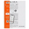 Roaring Spring Paper Products Whitelines 1-Subject Smart Notebook, 8.5" x 11", Graph Ruled, Gray/Silver (17001)