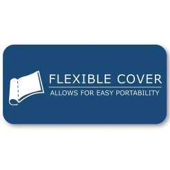 Roaring Spring Paper Products Composition Notebooks, 7.75" x 9.75", Wide Ruled, 50 Sheets, Blue (ROA77921)