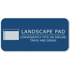 Roaring Spring WIDE Landscape Notepad, College Ruled, 11