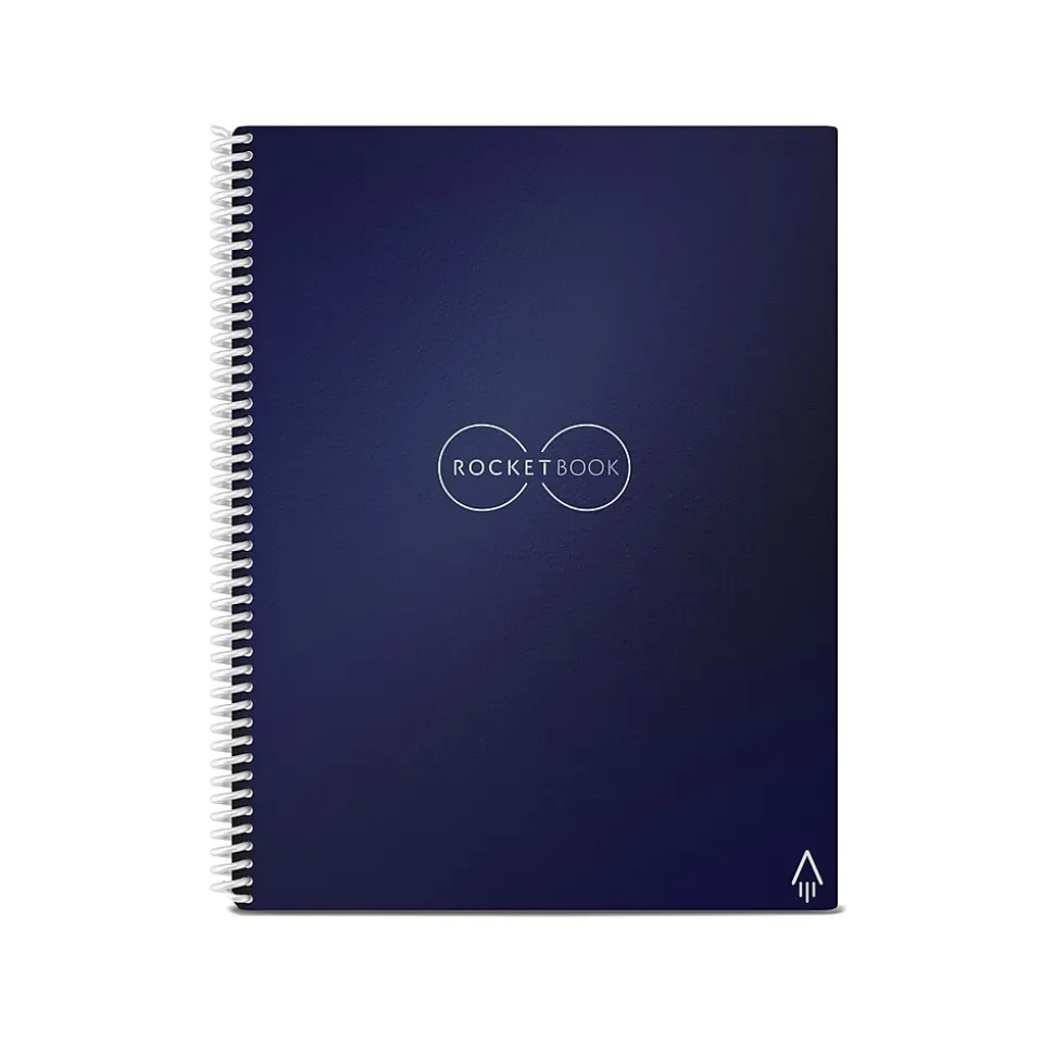 Rocketbook Core 1-Subject Smart Notebook, 8.5" x 11", Dotted, 32 Sheets, Blue (EVR-L-K-CDF)