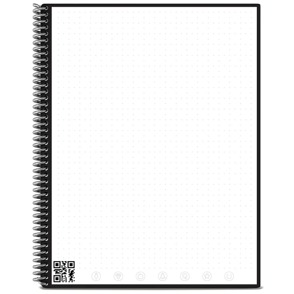 Rocketbook Core 1-Subject Smart Notebook, 8.5" x 11", Dotted, 32 Sheets, Blue (EVR-L-K-CDF)