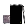 Rocketbook Mini Smart Notepad, 3.5" x 5.5", Dot Grid Ruled, Black, 24 Sheets/Pad (EVR2-M-RC-A-FR)