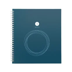 Rocketbook Wave 1-Subject Smart Notebook, 8.5" x 9.5", Dotted, 40 Sheets, Blue (WAV-S-K-A)