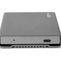 Rocstor Rocpro P33 2TB External USB-Type-C Portable Hard Drive, Gray (GP3606-01)