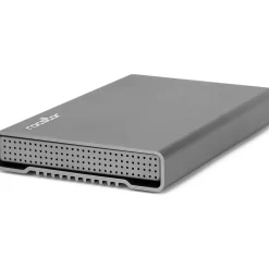 Rocstor Rocpro P33 8TB External USB-Type-C Portable Hard Drive, Space Grey (GP3616-01)