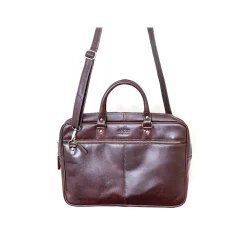 Rogue Leather Business Messenger Bag, Brown (WALMESSLTHBROWN)