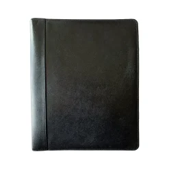 Rogue Wallet Leather Portfolio Case, Black (black no zipper)