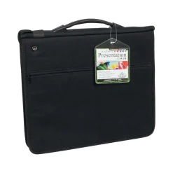 Royal & Langnickel Nylon Portfolio Case with Zipper Closure, Black (RYRBIND1114US)