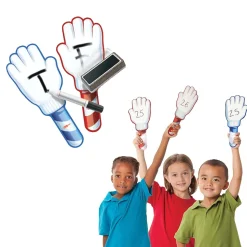 Roylco "Hands Up" Answer Boards Dry-Erase Whiteboard, 5" x 12", 24/Pack (R-5905)