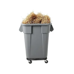 Rubbermaid Brute Indoor Trash Can, Gray Plastic, 40 Gal. (FG353600GRAY)
