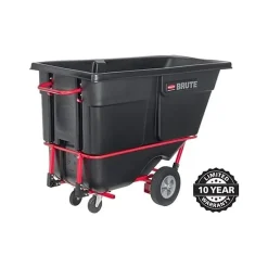 Rubbermaid Brute Tilt Truck, 1 Cu. Yd., Black (FG131542BLA1)