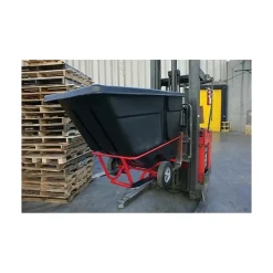 Rubbermaid Brute Tilt Truck, 1 Cu. Yd., Black (FG131542BLA1)