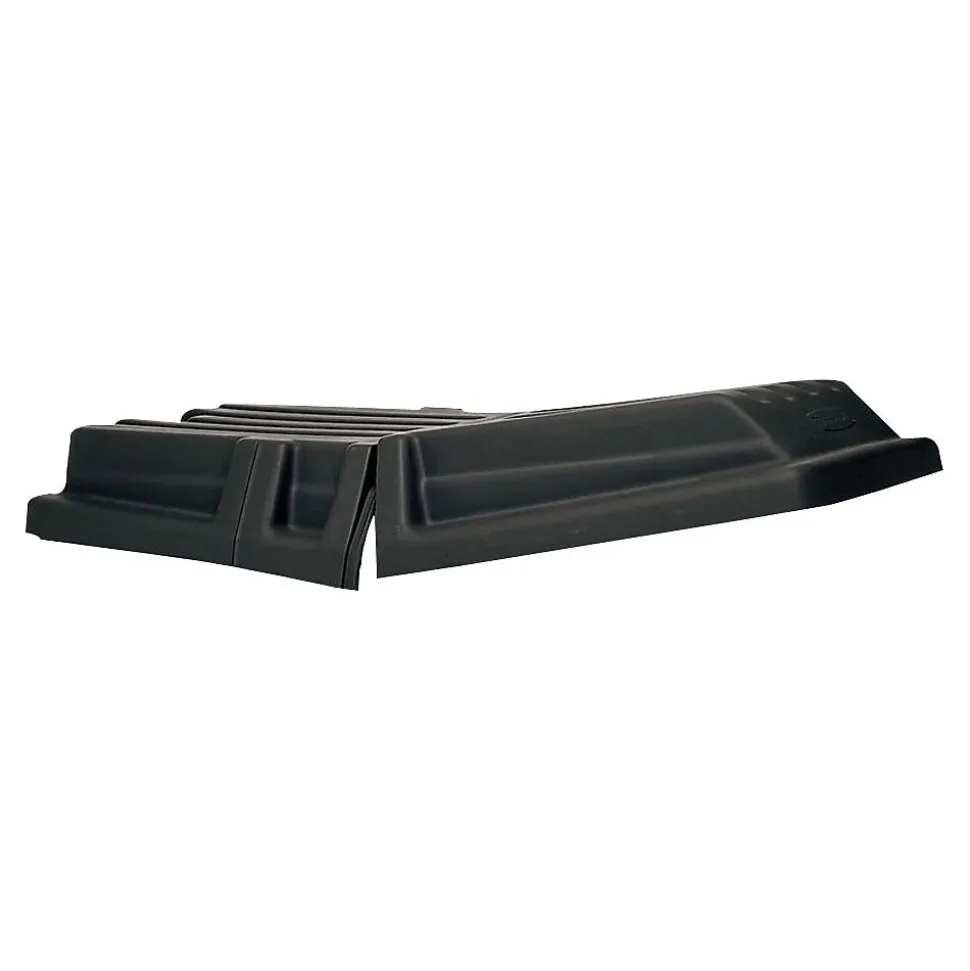Rubbermaid Commercial Hinged Dome Tilt Truck Lid, Black (FG131700BLA)