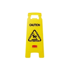 Rubbermaid Commercial Products Safety Awareness Floor Sign, Yellow (FG611200YEL)