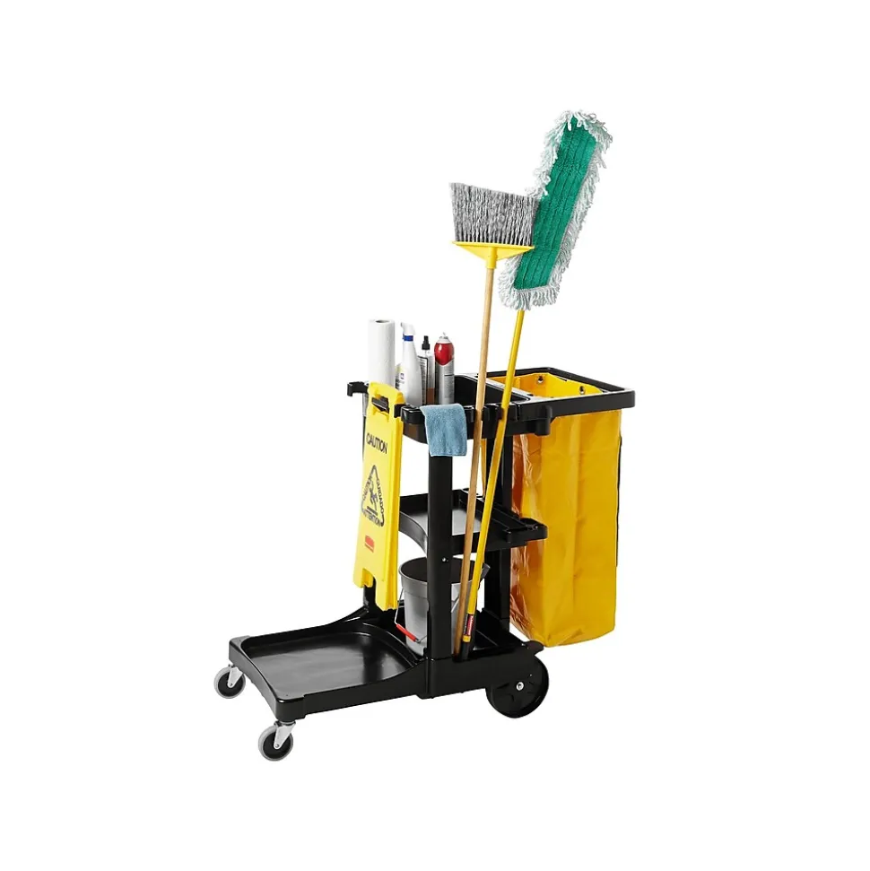 Rubbermaid Commercial Products Safety Awareness Floor Sign, Yellow (FG611200YEL)