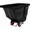 Rubbermaid Commercial Tilt Truck, 450 lbs., Black (FG130400BLA)