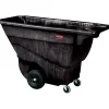 Rubbermaid Commercial Tilt Truck, 450 lbs., Black (FG9T1300BLA)