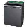 Rubbermaid Configure Four-StreamRecycling Station, 23 Gallon, Stenni Gray (1961627)