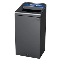 Rubbermaid Configure Single-Stream Recycling Station, 33 Gallon, Stenni Gray (1961629)