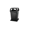 Rubbermaid Fire-Safe Ranger Outdoor Trash Can w/Lid, Black Resin, 45 Gal. (FG917388BLA)