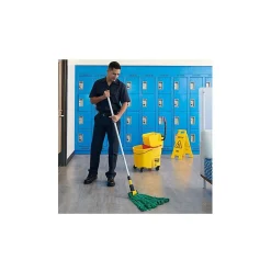 Rubbermaid Gripper 54" Metal Fiberglass Wet Mop Handle Jaw Style (FGH245000000)