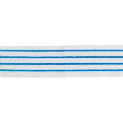 Rubbermaid HYGEN Microfiber Cleaning Pads, 4.75", x 19", White/Blue, 150 Pads/Pack (2134282)
