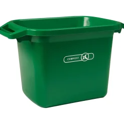 Rubbermaid Kitchen 5.5 Gallon Compost Bin, Green (2055573)