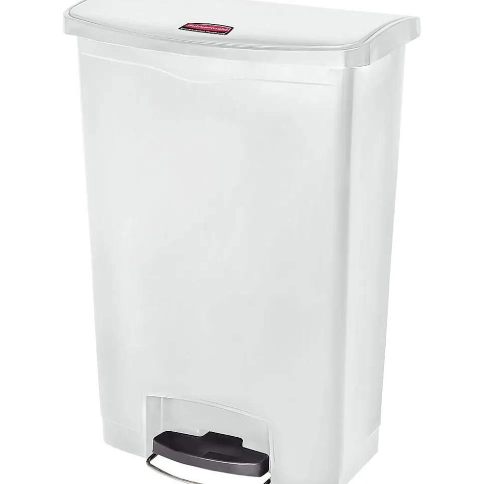 Rubbermaid® Slim Jim Resin Front Step-On Trash Can, 24 Gallons (1883561)