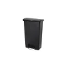 Rubbermaid Slim Jim Step-On Plastic Step Trash Can, 18 Gallon, Black (1883613)