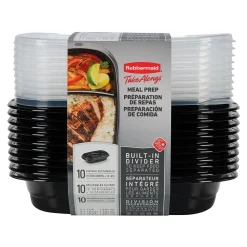 Rubbermaid TakeAlongs Food Storage, 3.7 Cup, 10/Pack (2030326)