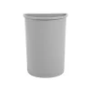 Rubbermaid Untouchable Indoor, Outdoor Trash Can w/ no Lid, Gray Polyethylene, 21 Gal. (FG352000GRAY)