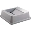 Rubbermaid Untouchable Large Plastic Swing Lid for 35 Gallon Trash Cans, Gray (FG266400GRAY)