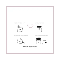 Rush Charge Air Micro-USB Power Bank for Most Smartphones, 2500mAh, Blue (RC25-M-G2-BLUE)