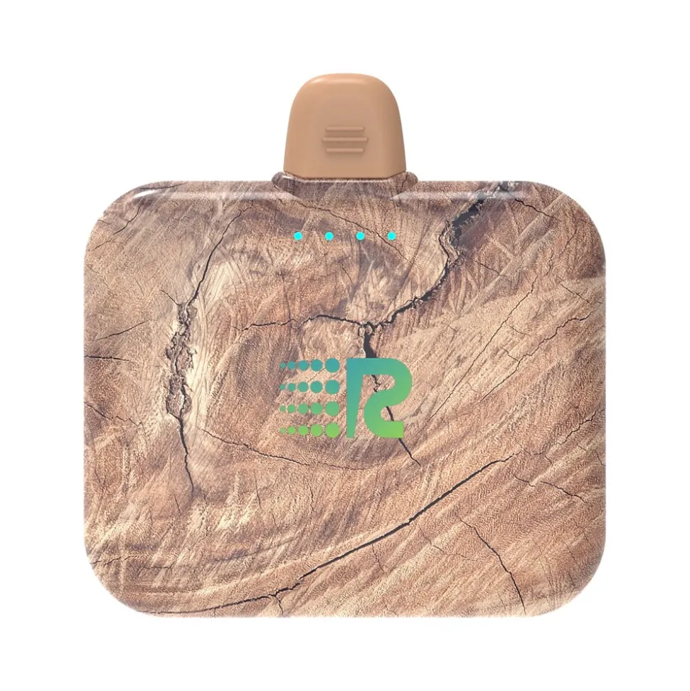 Rush Charge Air USB Type-C Power Bank for Most Smartphones, 2500mAh, Wood (RC25-C-G2-WOOD)