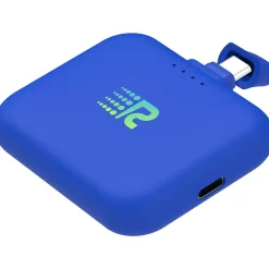 Rush Charge Air USB-C Power Bank, 2500mAh, Blue (RC25-C-G2-BLUE)