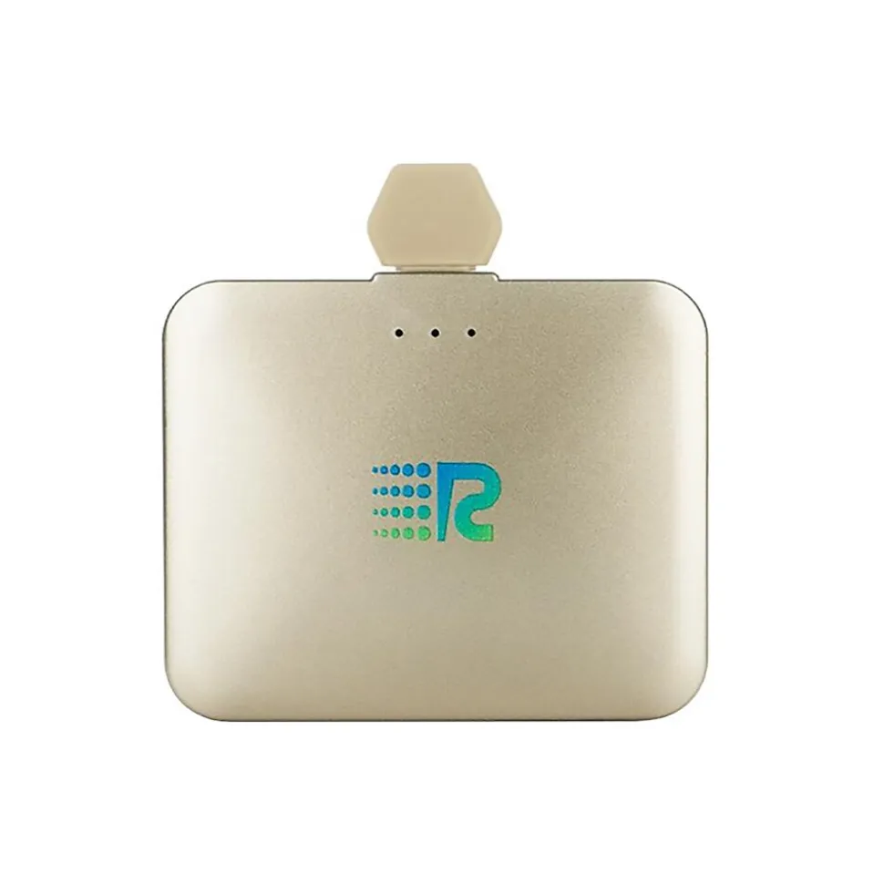 Rush Charge Max Lightning Power Bank for iPhone/iPad/iPad Touch, 3600mAh, Gold (L-RC36-G1-GOLD)