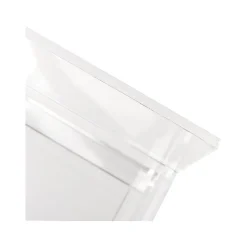 Russell+Hazel Monitor Stand with Drawer, Clear/Gold (98149)