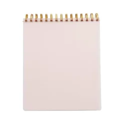 Russell+Hazel Posy Pocket Notebook, 7.5" x 9", College Ruled, 98 Sheets, Pink (56297)