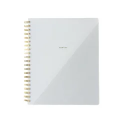 Russell+Hazel Professional Notebooks, 9" x 11", College Ruled, 98 Sheets, Gray/Silver (56301)