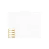 Russell+Hazel Reinforced File Folder, 1-Tab, Letter Size, White, 12/Pack (18911)